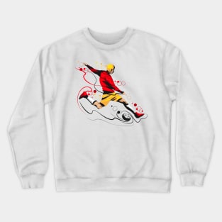 Soccer Player Crewneck Sweatshirt